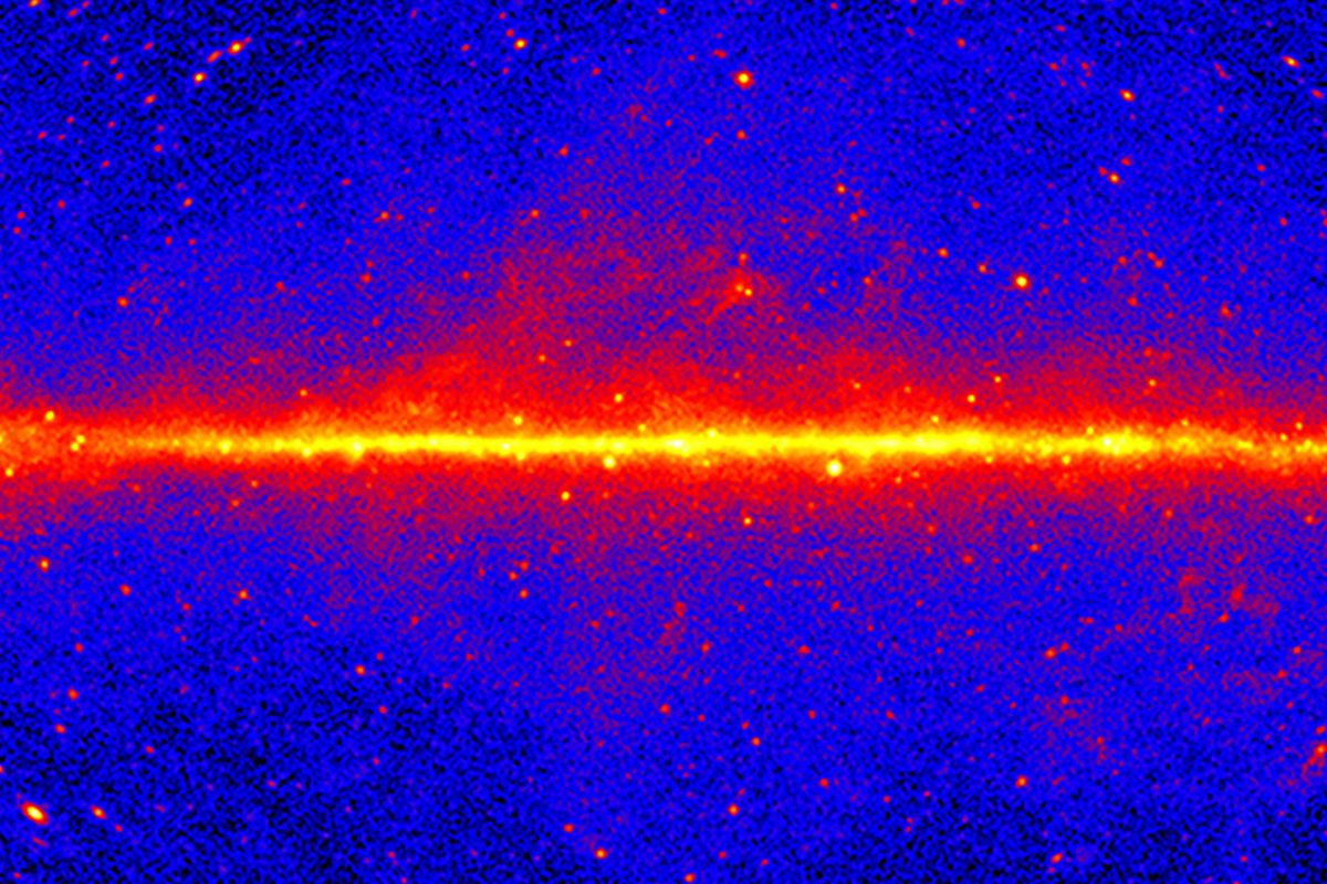 The centre of our Galaxy, as seen by NASA