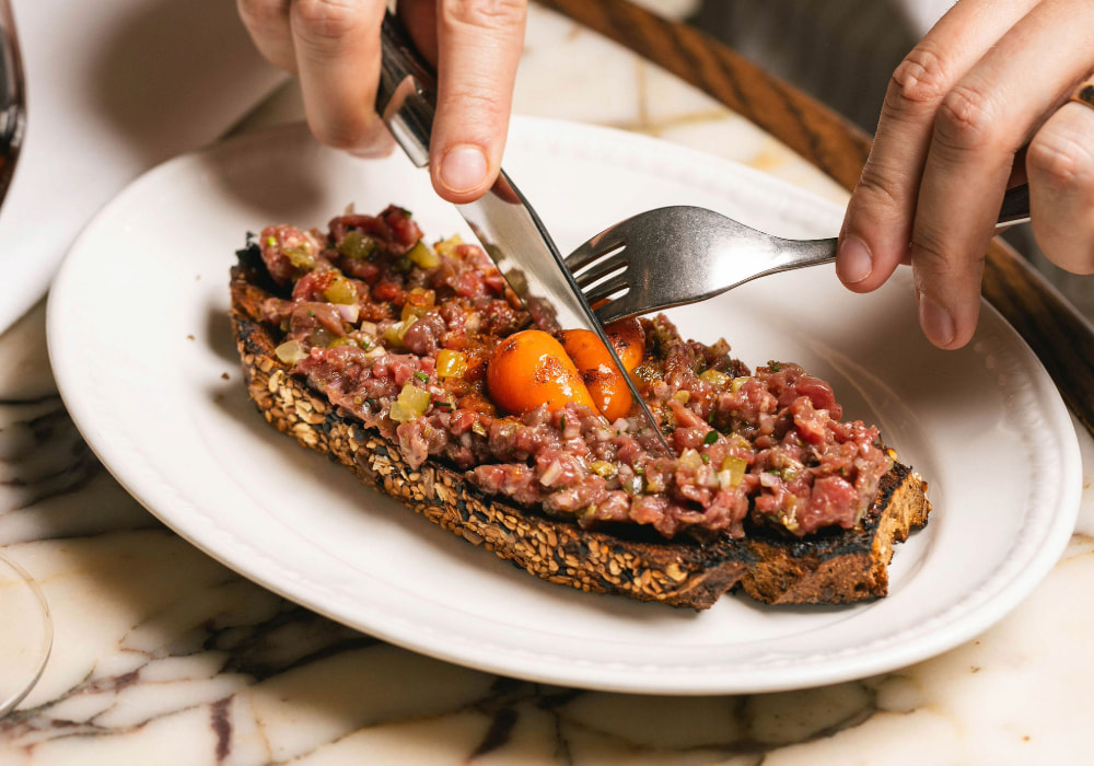Steak beef tartare
