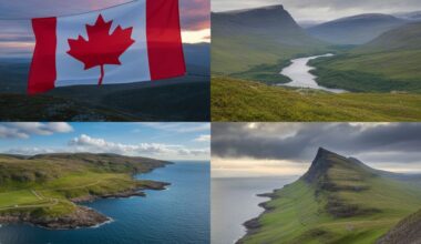 Canada, scotland  north west england