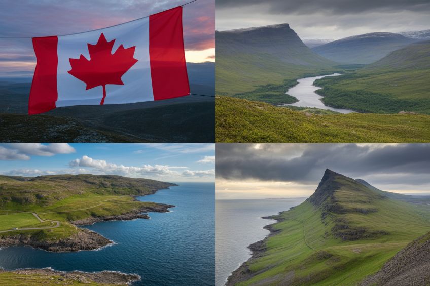 Canada, scotland  north west england