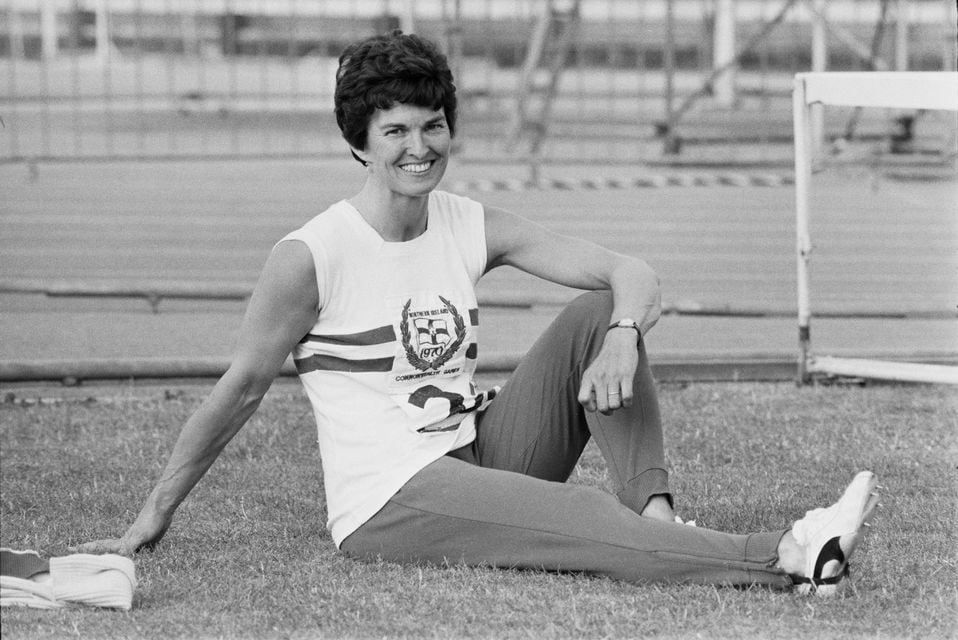 Irish athlete Maeve Kyle, UK, 16th July 1971.  (Photo by Burnett/Daily Express/Getty Images)
