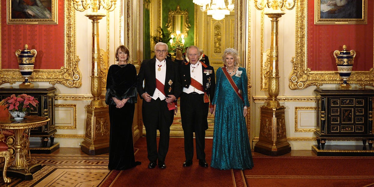 The Best Photos of the Royal Family at the German State Banquet at Windsor Castle
