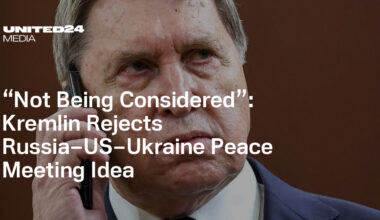 Kremlin Rejects Russia–US–Ukraine Peace Meeting Idea — UNITED24 Media