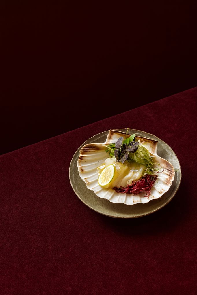 japense food in shell