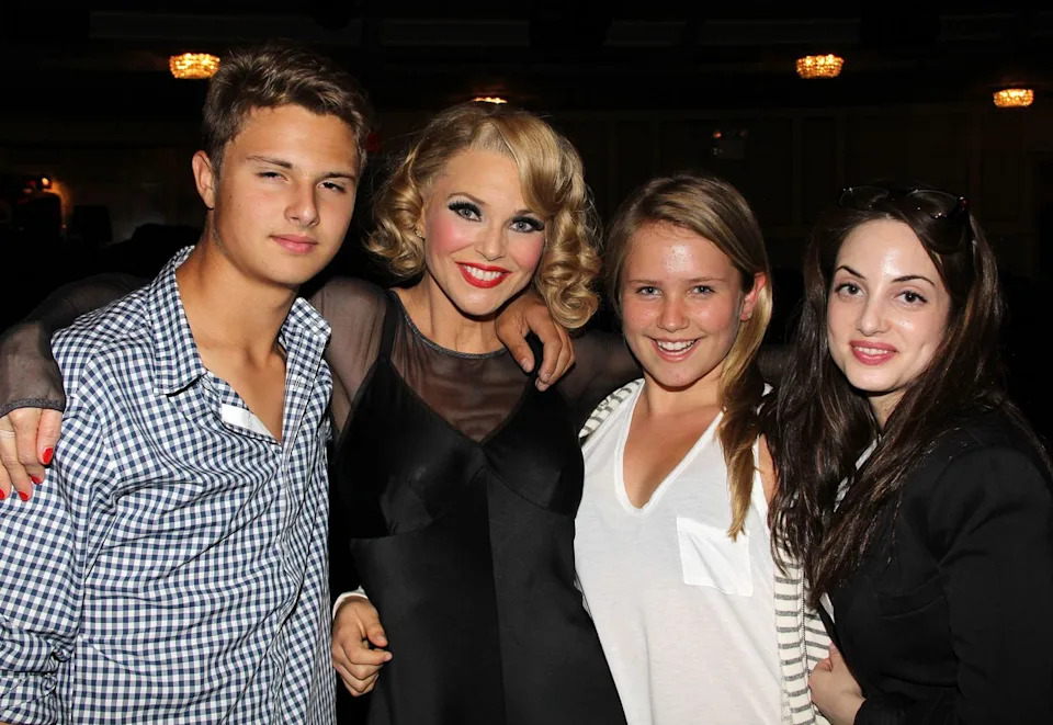 Getty Images Christie Brinkley with her three kids, Sailor, Alexa Ray, and Jack Paris in 2011.