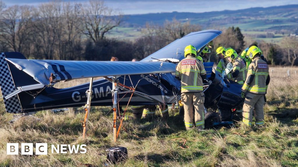 Plane crashes in Talgarth field with pilot taken to hospital