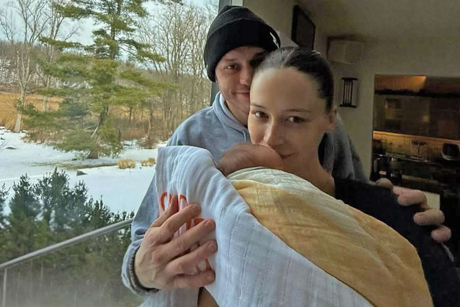 Pete Davidson and Elsie Hewitt Celebrate Baby Daughter's First Christmas