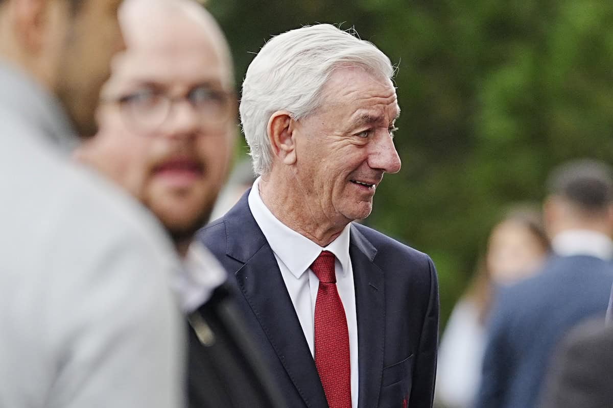 Ian Rush arriving at the memorial service for Matt Beard at Liverpool Metropolitan Cathedral. The former Liverpool women's coach died last month aged 47. Picture date: Friday October 17, 2025.