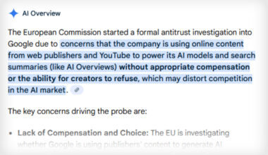 European Commission Probes Google AI Summaries