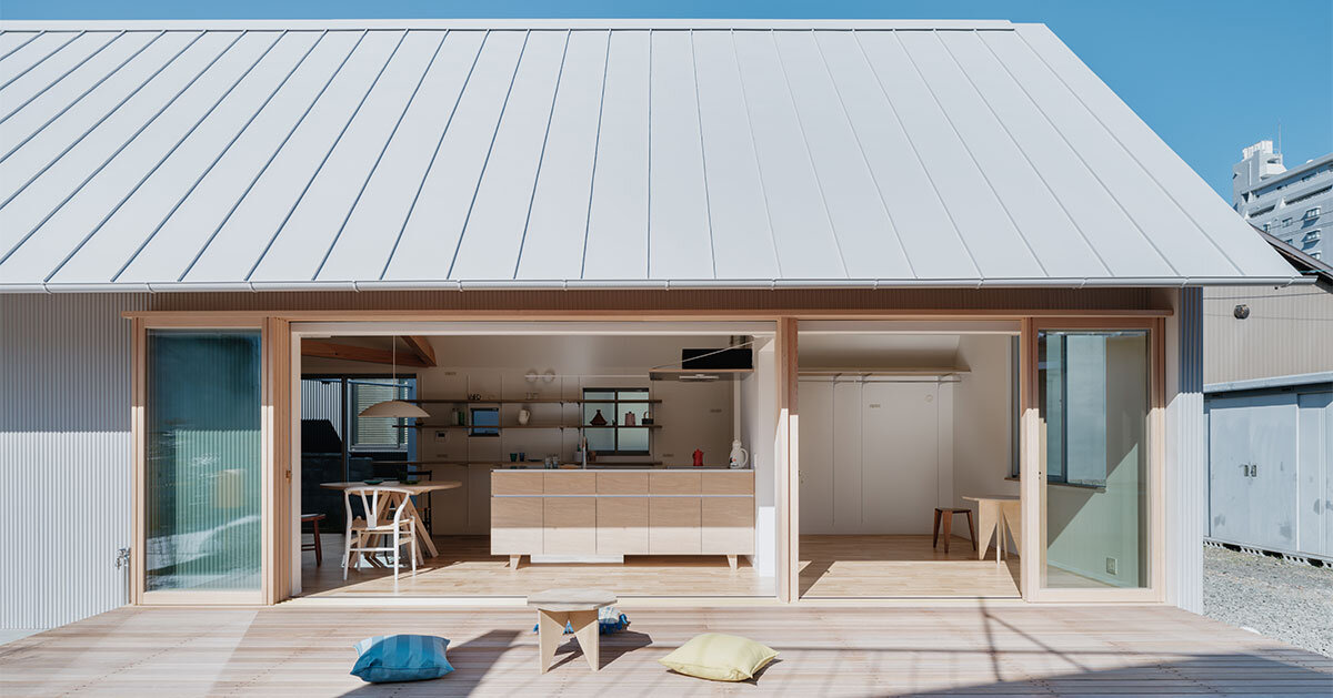 ever-changing light shapes 'kaleidoscope' family home in japan by fumi aso architect