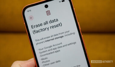 factory reset erase all data android phone