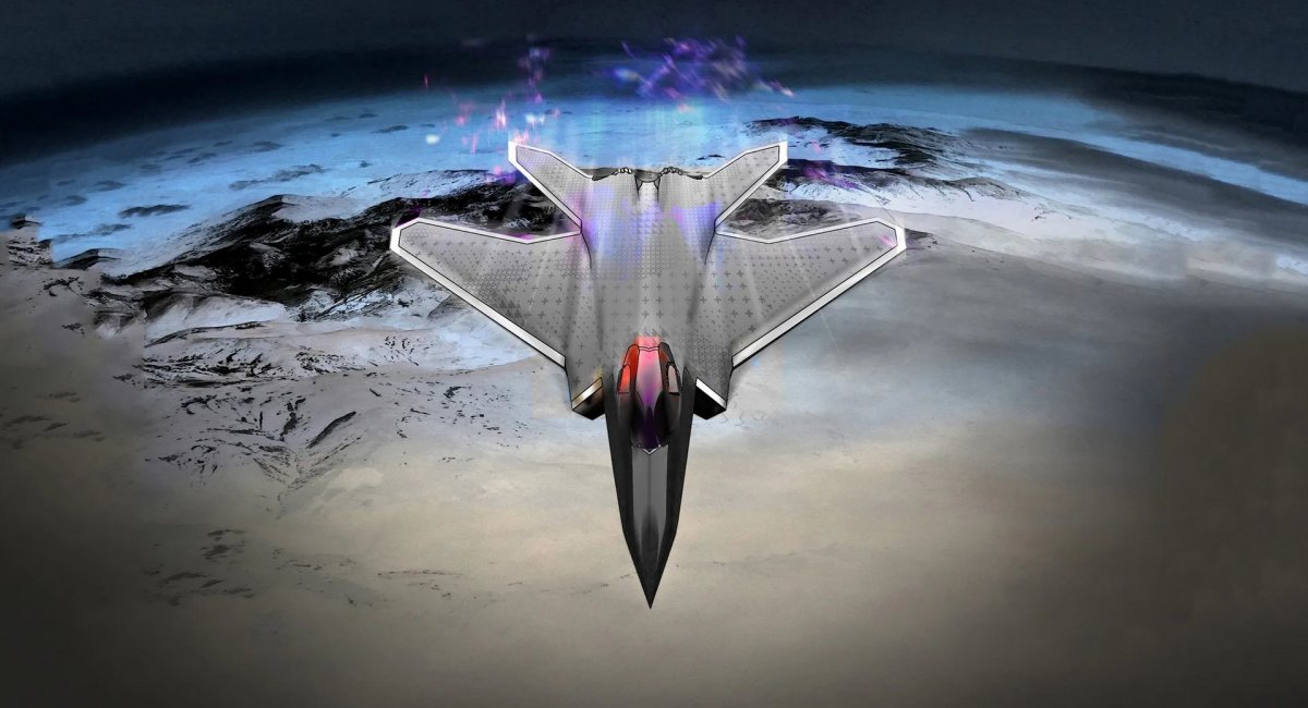 Sixth-generation FCAS fighter concept by Dassault