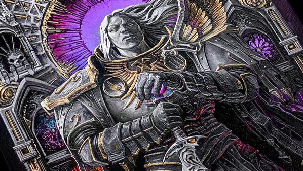 Displate Denies Warhammer 40,000 AI Art Accusations, Says 'Red Flags' in Official Fulgrim Poster Are the Result of 'Human Error'