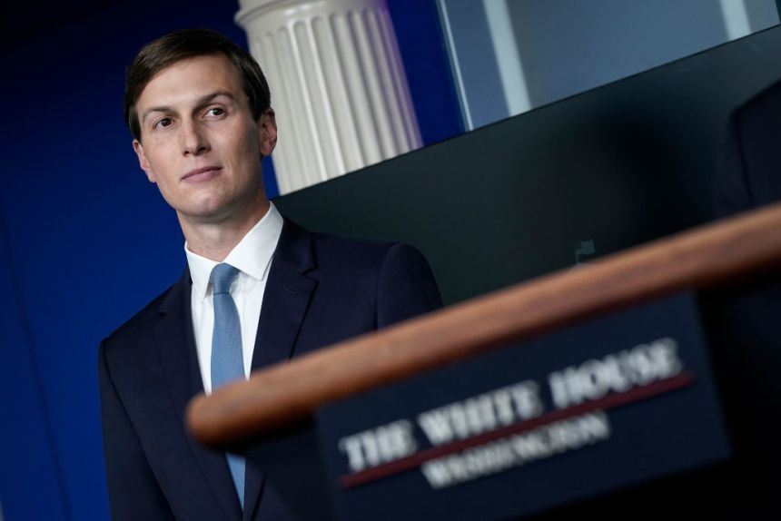 Then-Senior Advisor to the President Jared Kushner participates in a press briefing at the White House on September 4, 2020 in Washington, DC.