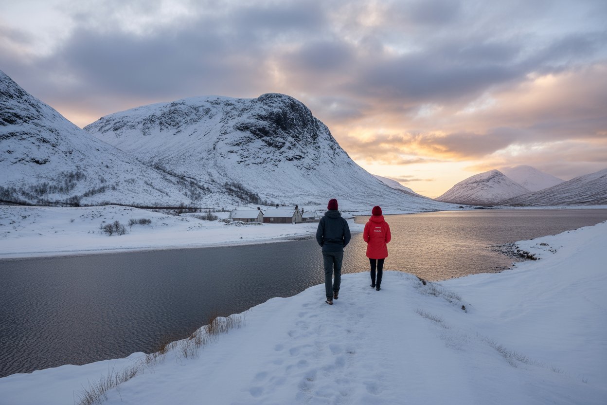 Glencoe in scotland is emerging as a top winter destination.