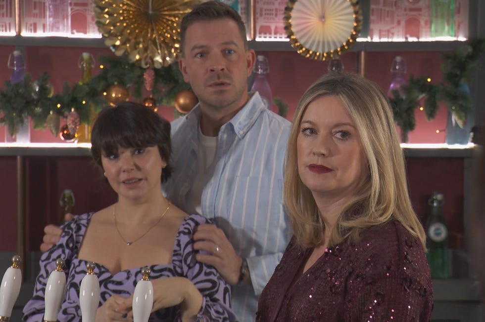 Nancy Osborne, Darren Osborne and Diane Hutchinson in Hollyoaks nancy osborne, darren osb