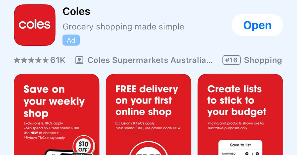 Coles app changes: Supermarket Coles rolls out major changes to grocery shopping app | Supermarket Sleuths