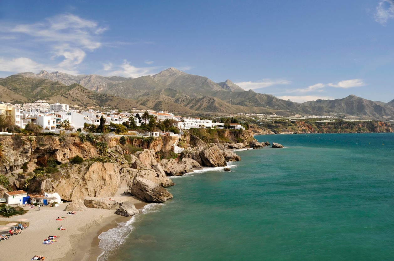 Nerja is a popular tourist town, around an hour from Malaga