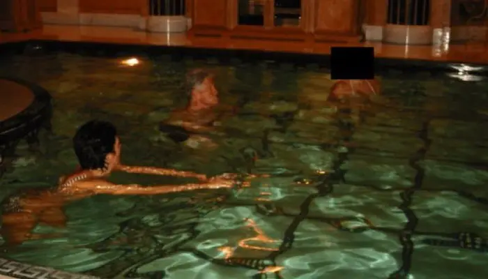 Epstein files released: DOJ reveals disturbing photo of Bill Clinton in pool with Ghislaine Maxwell & a mystery woman
