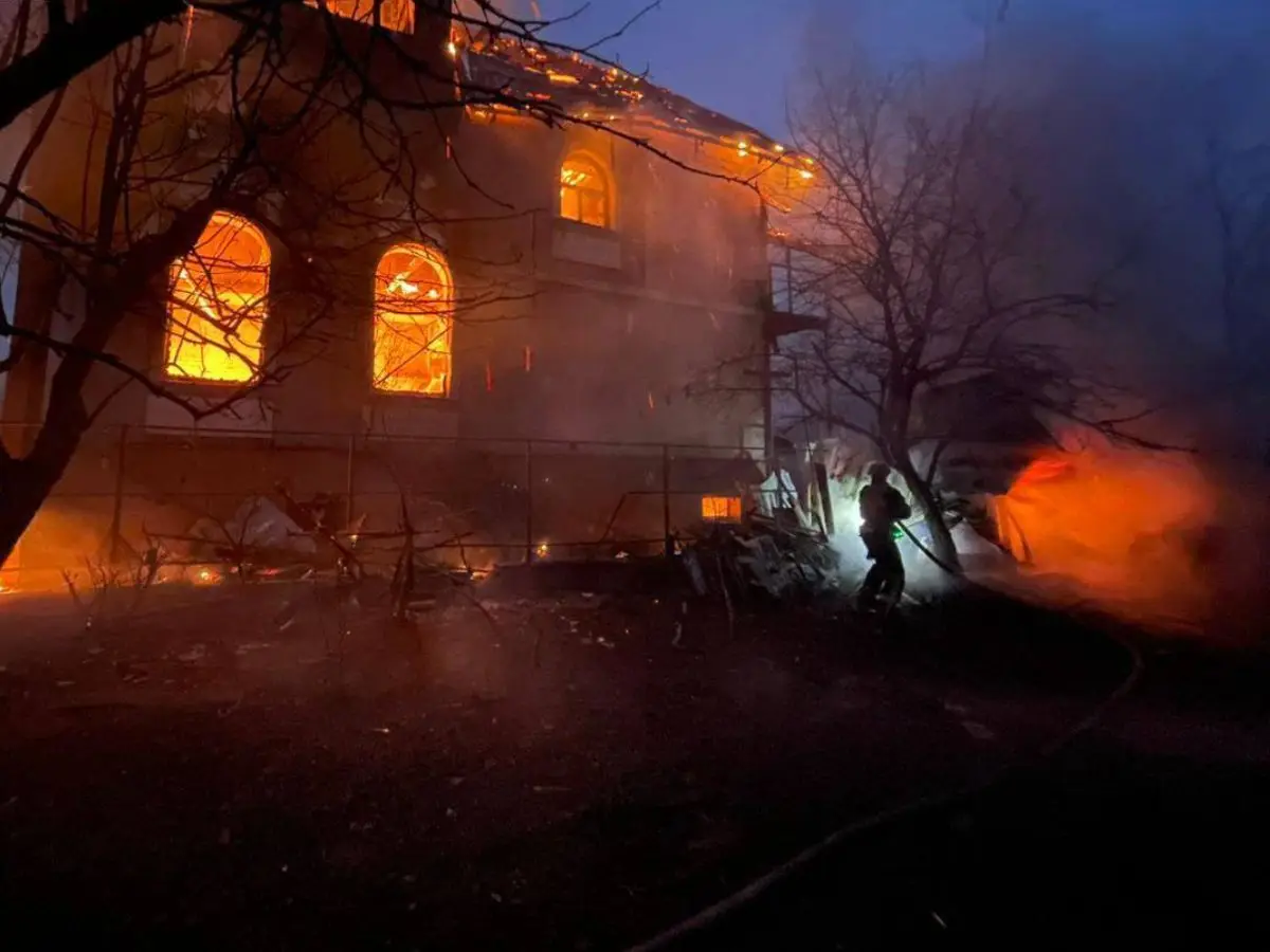 In Pics | Zelensky accuses Russia of prolonging war as Kyiv reels from massive attack