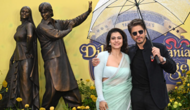 Bollywood icons unveil new statue in London’s Leicester Square