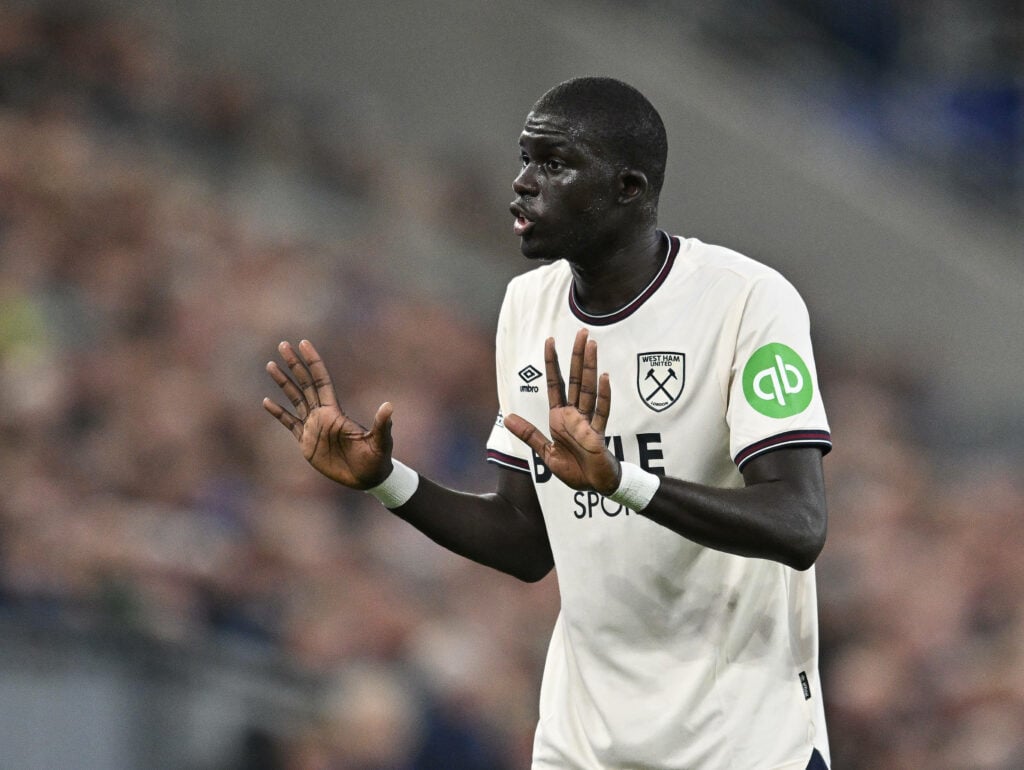 El Hadji Malick Diouf in action for West Ham