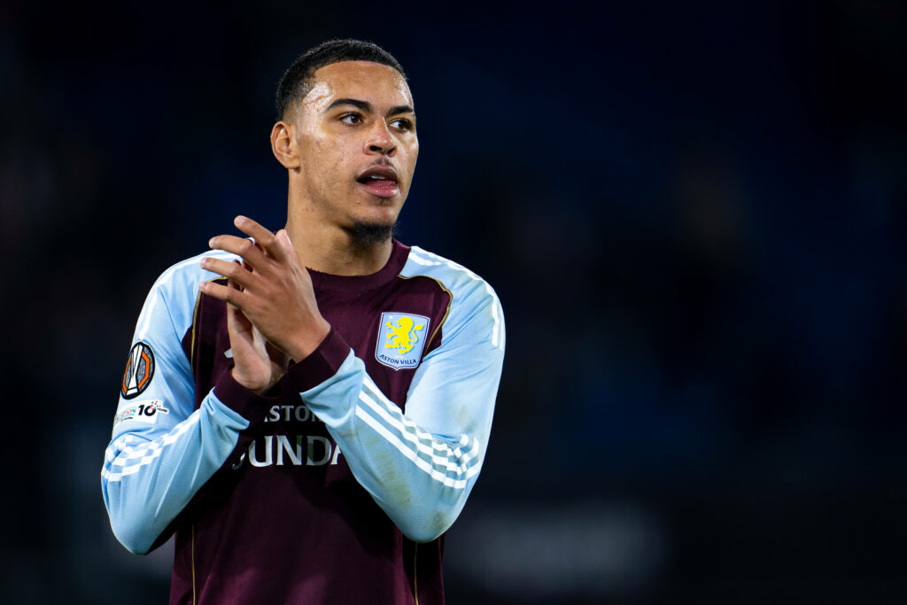 Morgan Rogers clapping and looking concentrated