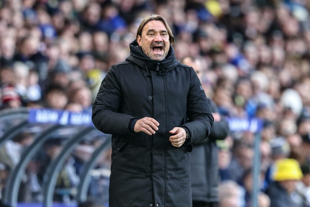 Daniel Farke shouts out instructions