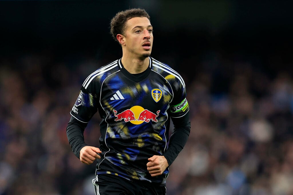 Ethan Ampadu in action for Leeds