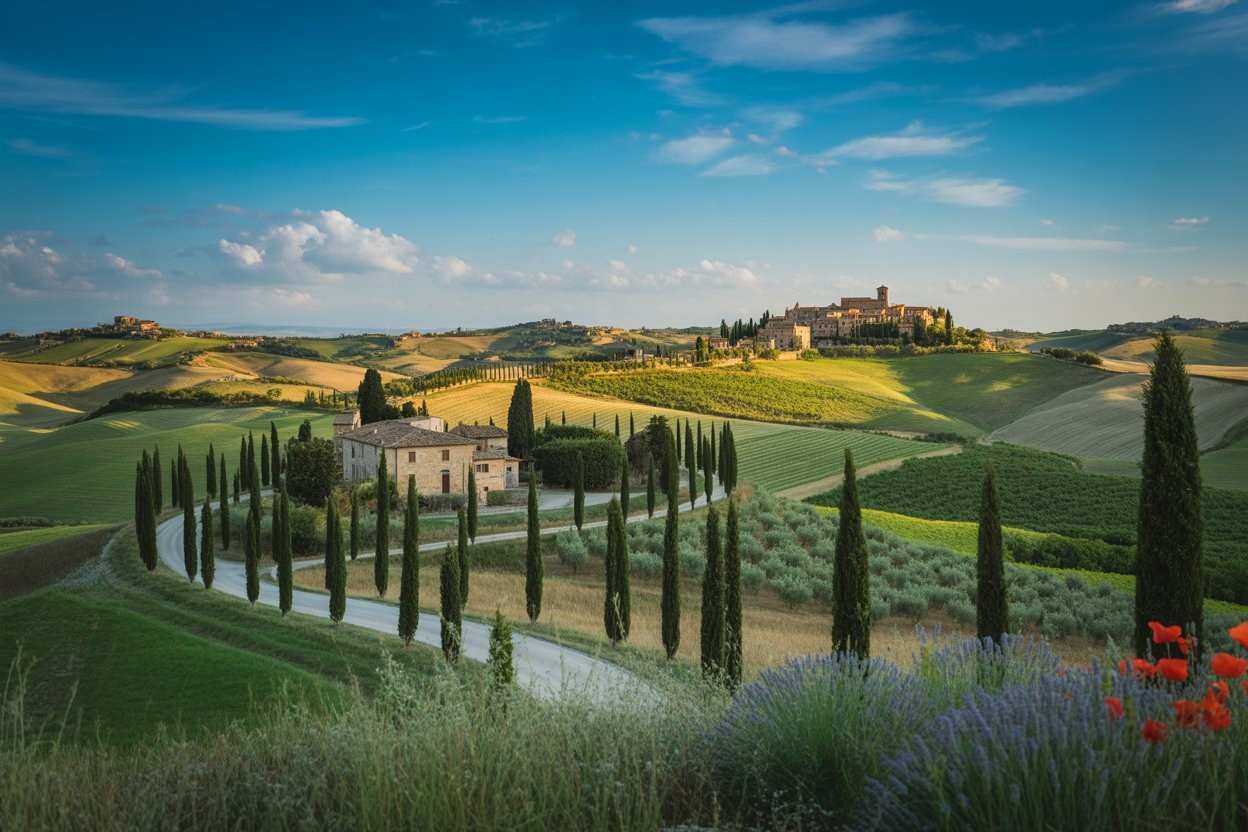 Image of an italian countryside