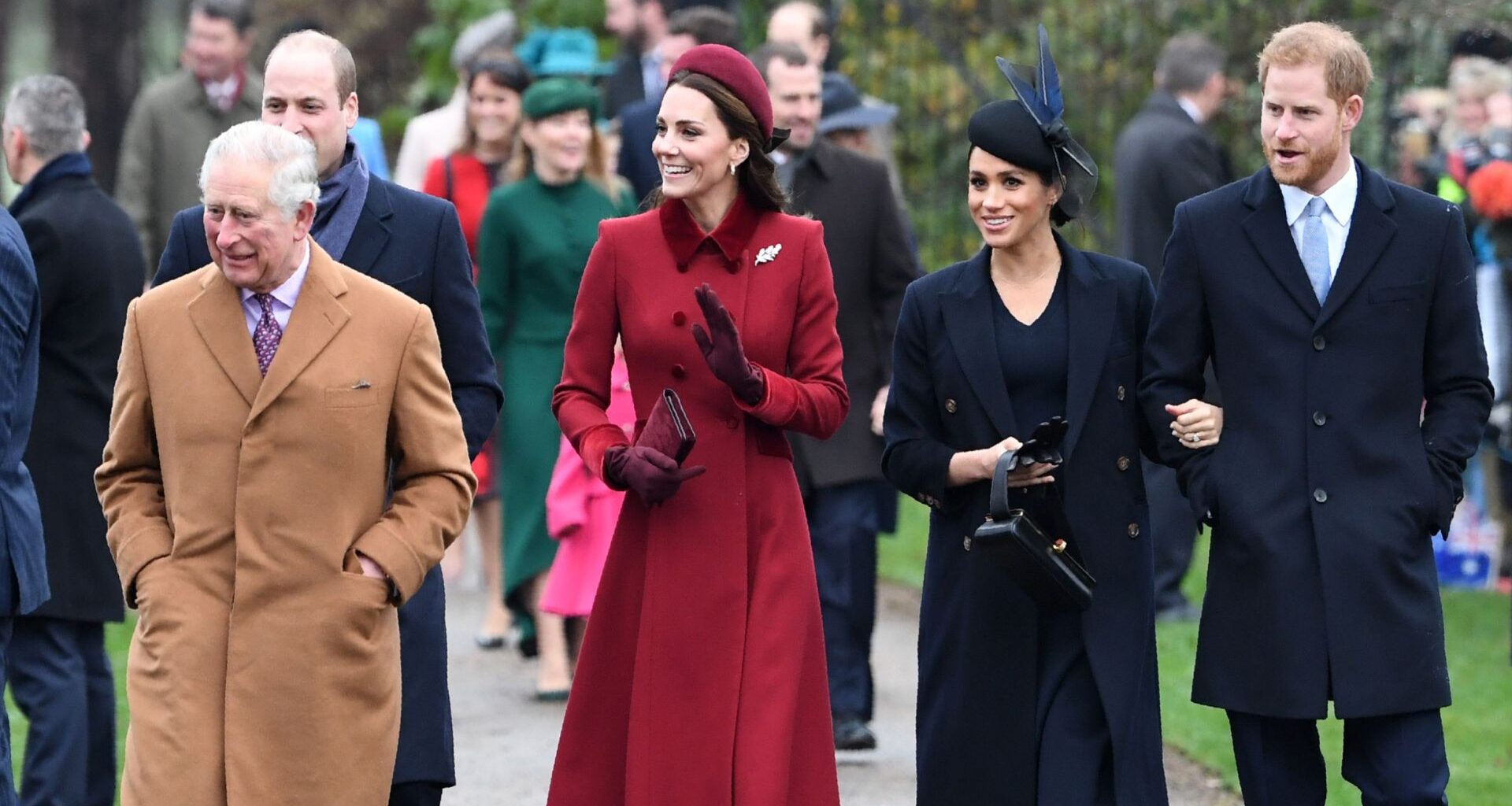The Royal family at Christmas in Sandringham