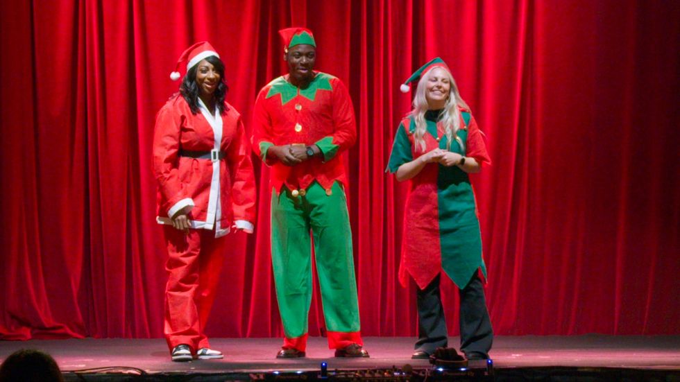 Kadeena Cox, Eddie Kadi, Charlie Hedges