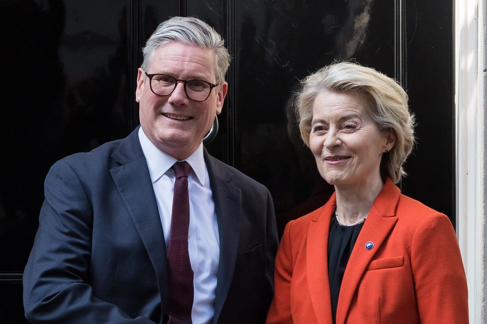 Keir Starmer and Ursula von der Leyen