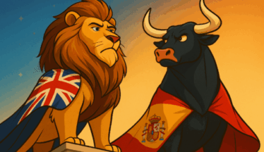 The country that The Economist thinks is most similar to Britain is Spain