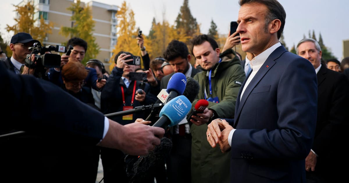 Macron urges US-European ‘unity’ when asked about alleged betrayal remark – POLITICO