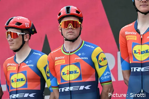 Mads Pedersen drew praise from teammate Soren Kragh Andersen