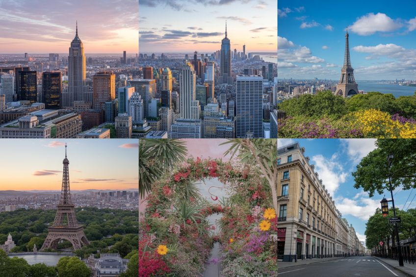 London, new york, paris, tokyo, madrid