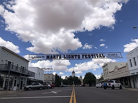 The Marfa Lights Festival, highlighting the famous 