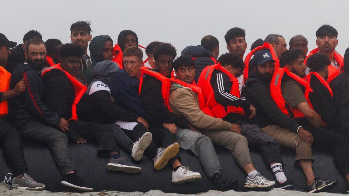 A boat full of migrants