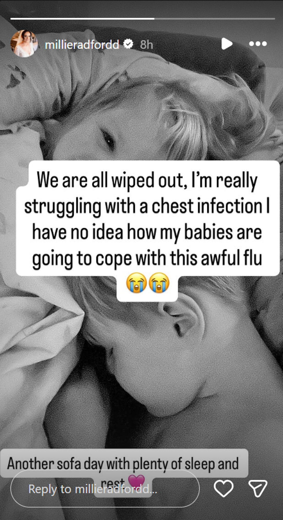 Millie Radford Instagram post