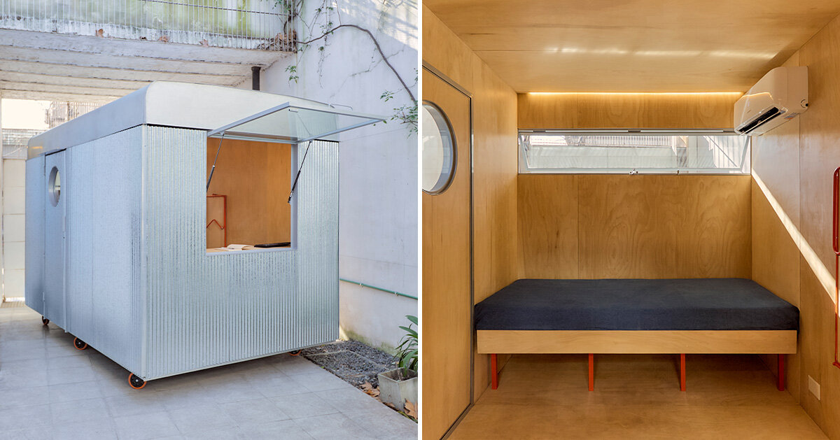 morsa taller builds a 7 sqm mobile office in buenos aires