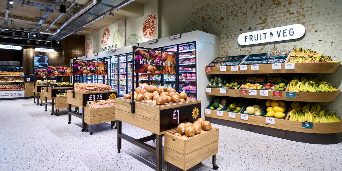 m&s food store interior