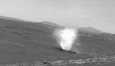 NASA Rover Captures Electric Dust Devils Wandering the Surface of Mars