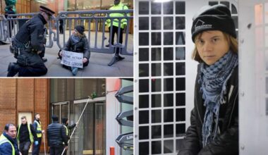 Greta Thunberg arrested in London while supporting anti-Israel activists in latest dim-witted stunt