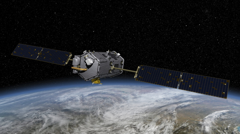 Orbiting Carbon Observatory 2 in space