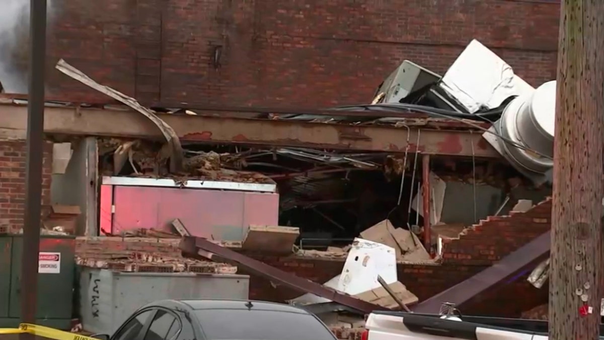 Nursing home debris after explosion