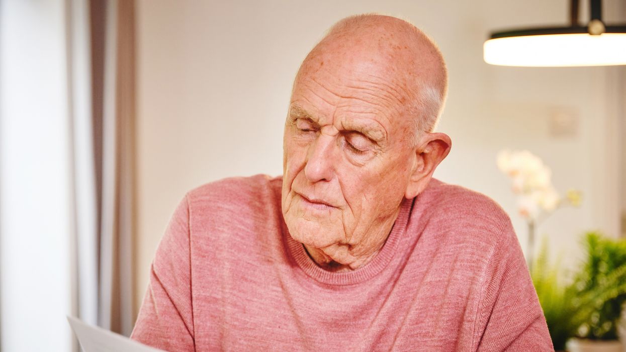 Pensioner looks at tax bill