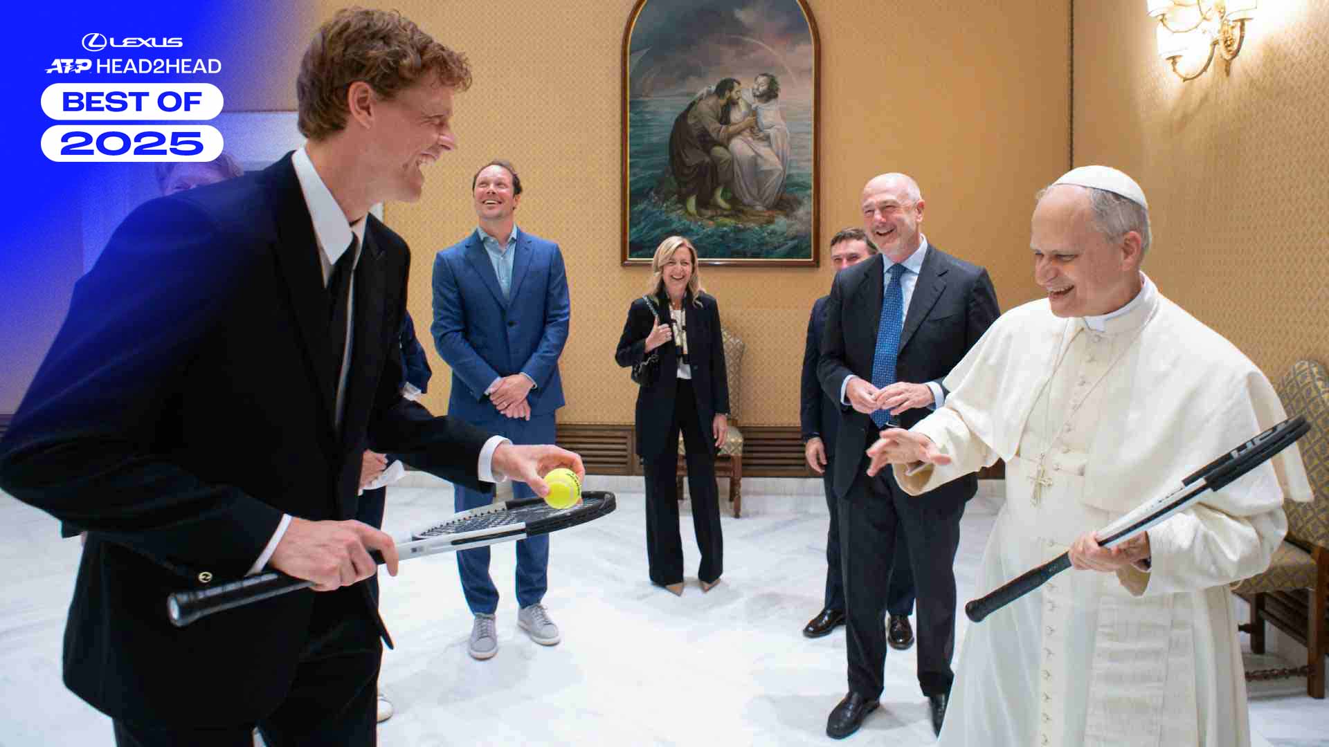 Jannik Sinner meets Pope Leo XIV in May at the Vatican City.