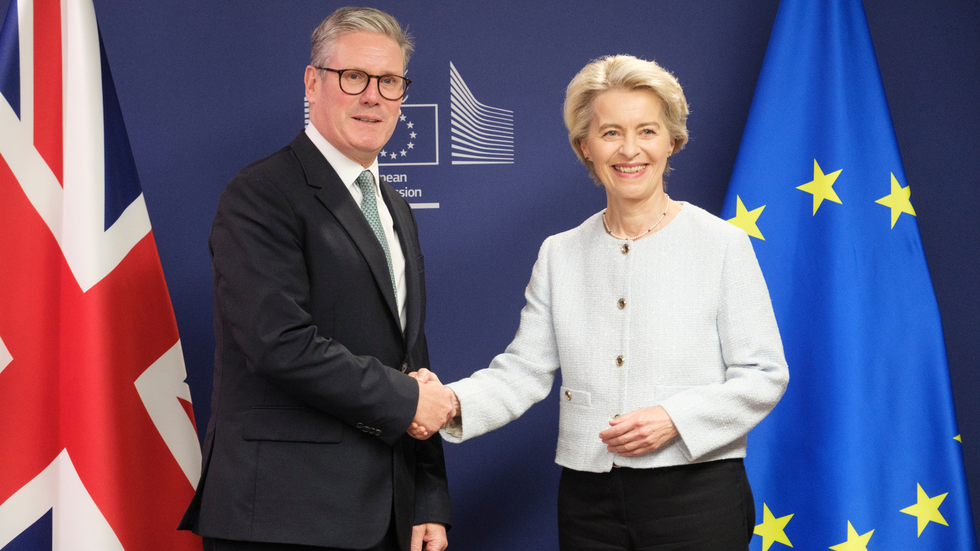 Sir Keir Starmer meeting with Ursula von der Leyen