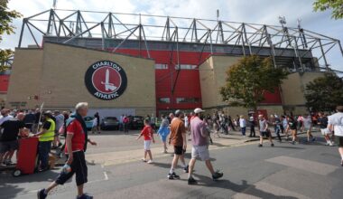 Charlton Athletic's home stadium, The Valley. Pic: PA